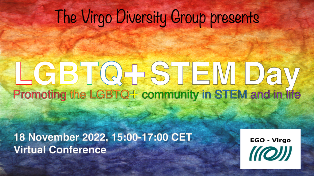 LGBTQ+ STEM Day 2022 EGO European Gravitational Observatory
