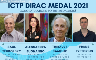 Dirac Medals 2021 awarded for key work in gravitational wave physics