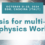 AHEAD2020 data analysis for multi-messenger Astrophysics Workshop
