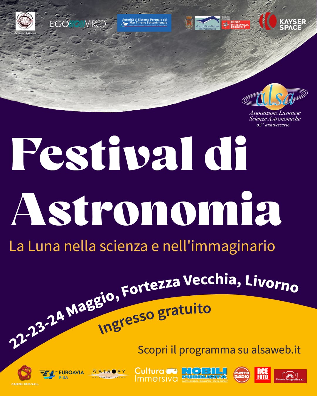 EGO e Virgo al Festival di Astronomia di ALSA Livorno